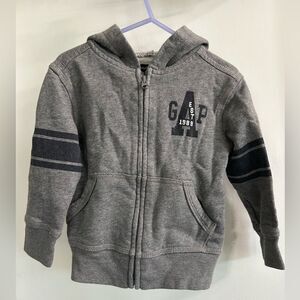 Baby Gap Grey Zip Up Hoodie Size 2T